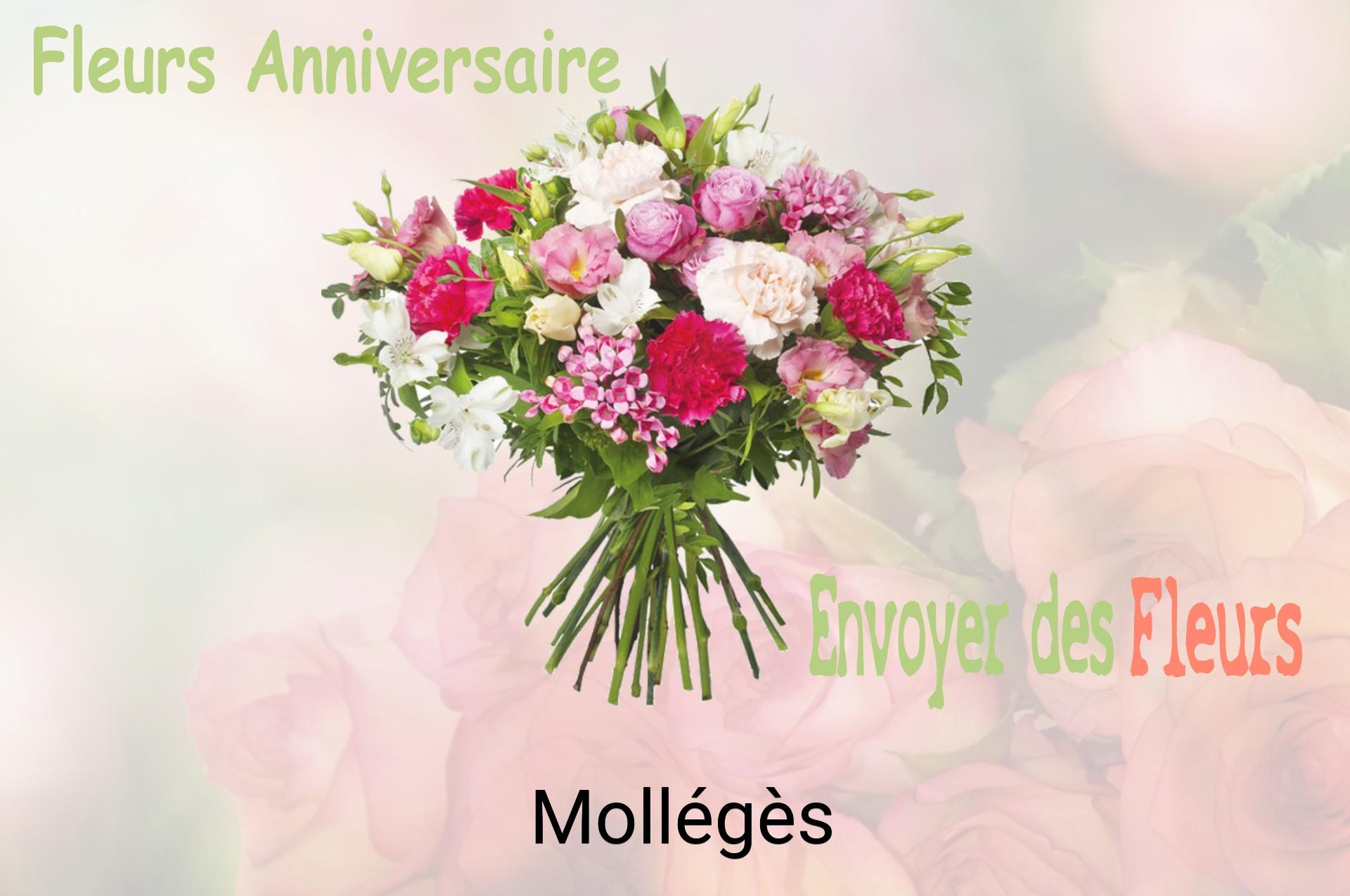 Bouquet de fleurs d’anniversaire livré à Mollégès